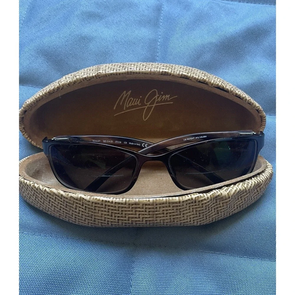 RARE Maui Jim Shoreline MJ114 25 Tortoiseshell Sunglasses Frames ONLY JAPAN